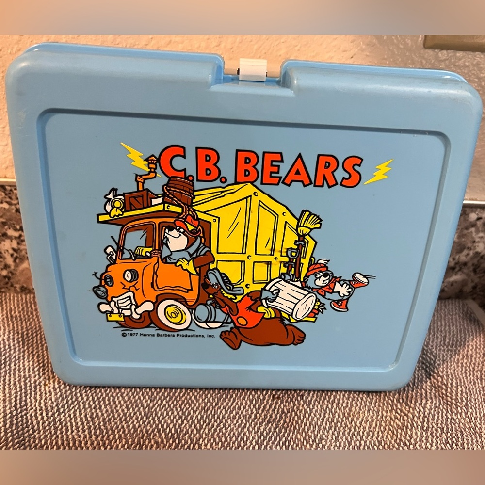 Vintage Lunchbox C.B. Bears 1977 Hannah Barbara
